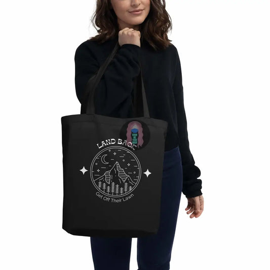 "Get off Their Lawn" Eco Tote Bag -  from Show Me Your Mask Shop by Show Me Your Mask Shop - Totes