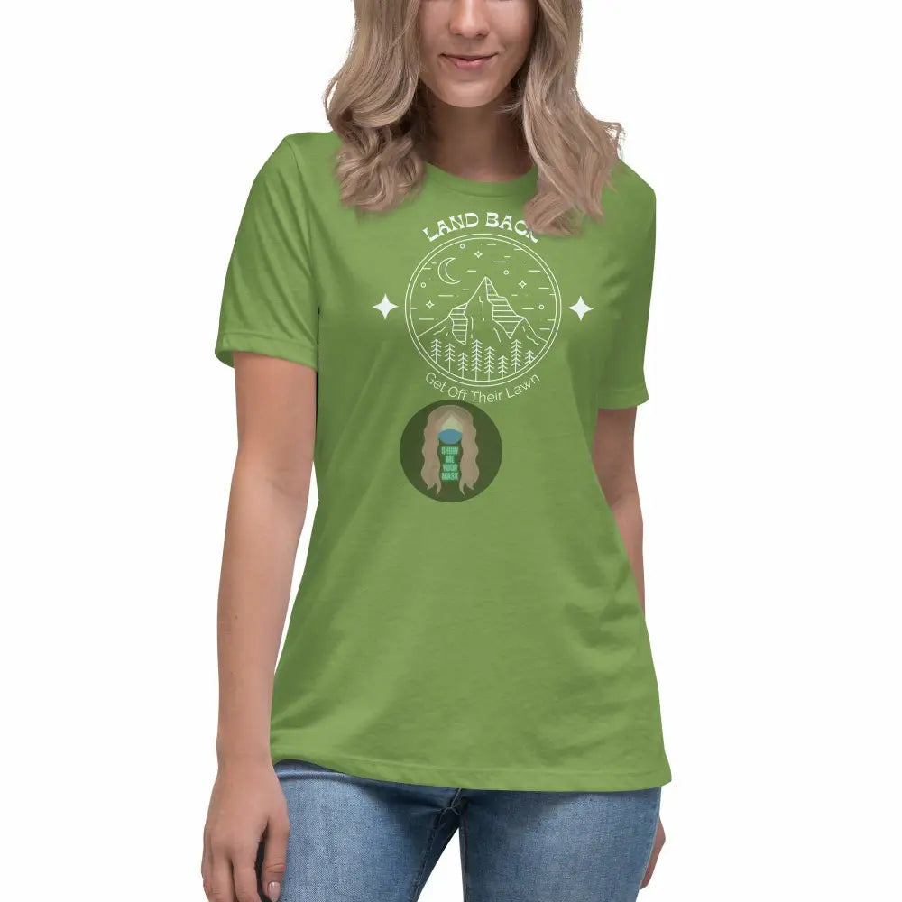 "Get Off Their Lawn" Women's Relaxed T-Shirt -  from Show Me Your Mask Shop by Show Me Your Mask Shop - Shirts, Women's