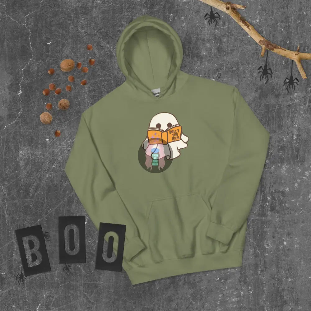 Halloween 2024 Book Ghost Unisex Hoodie