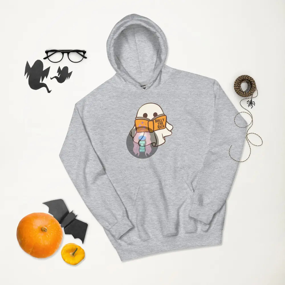 Halloween 2024 Book Ghost Unisex Hoodie Sport Grey / S