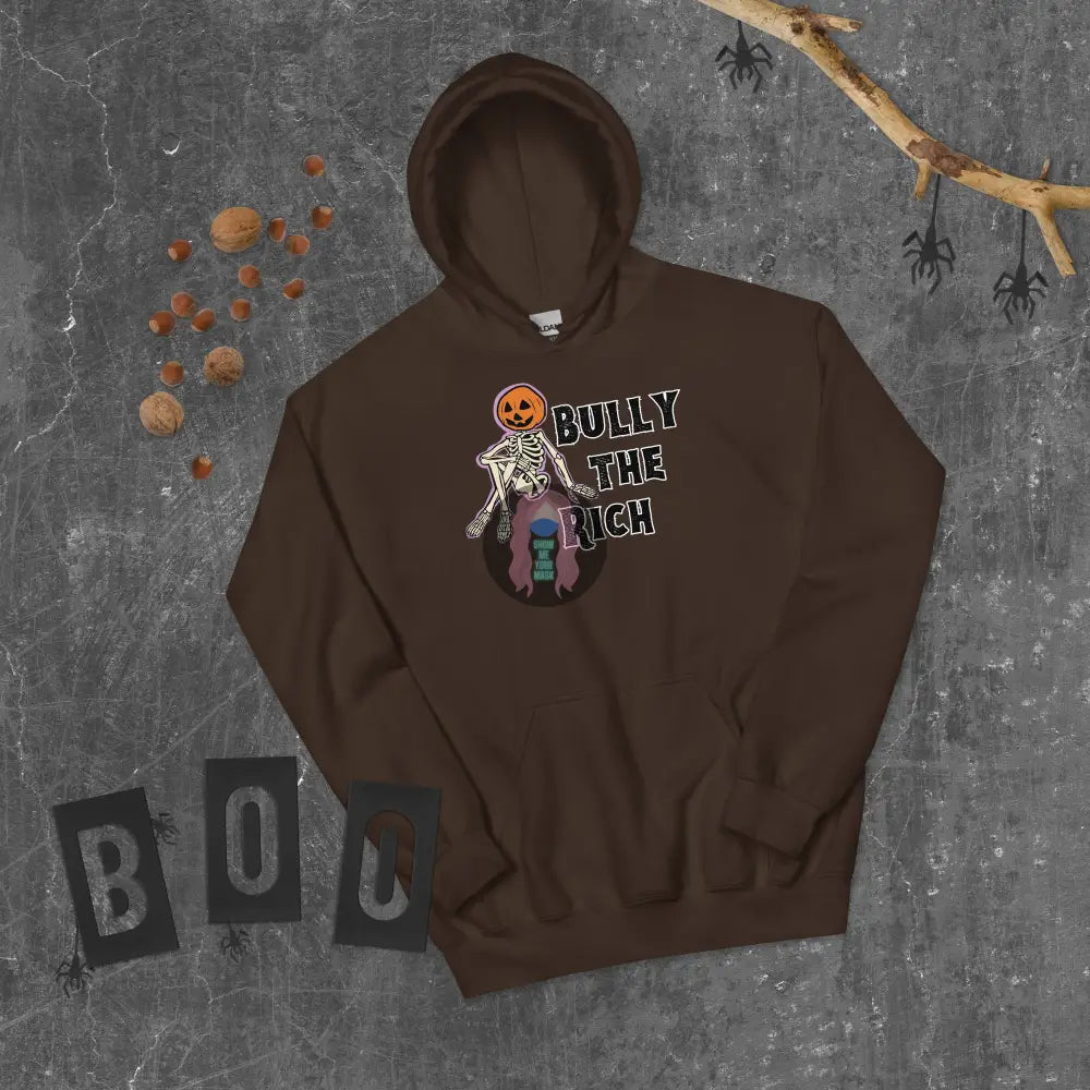 Halloween 2024 Bully The Rich Unisex Hoodie Dark Chocolate / S