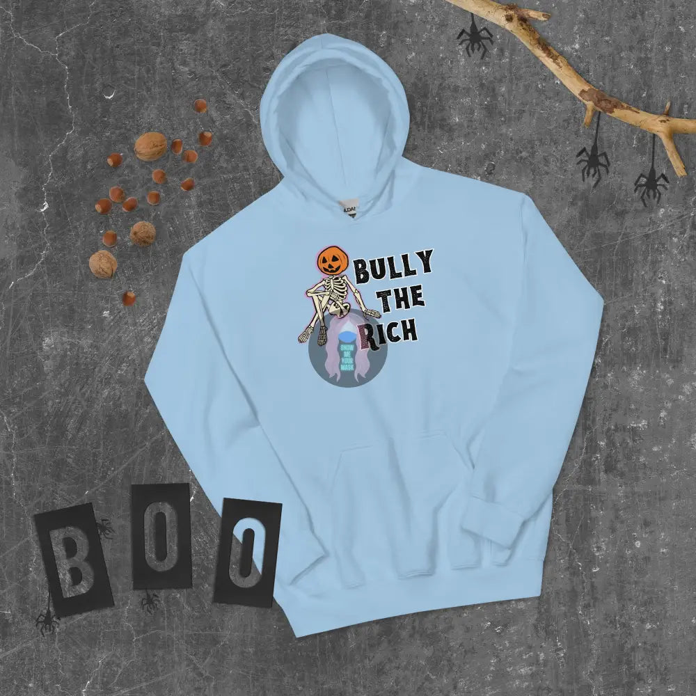 Halloween 2024 Bully The Rich Unisex Hoodie Light Blue / S