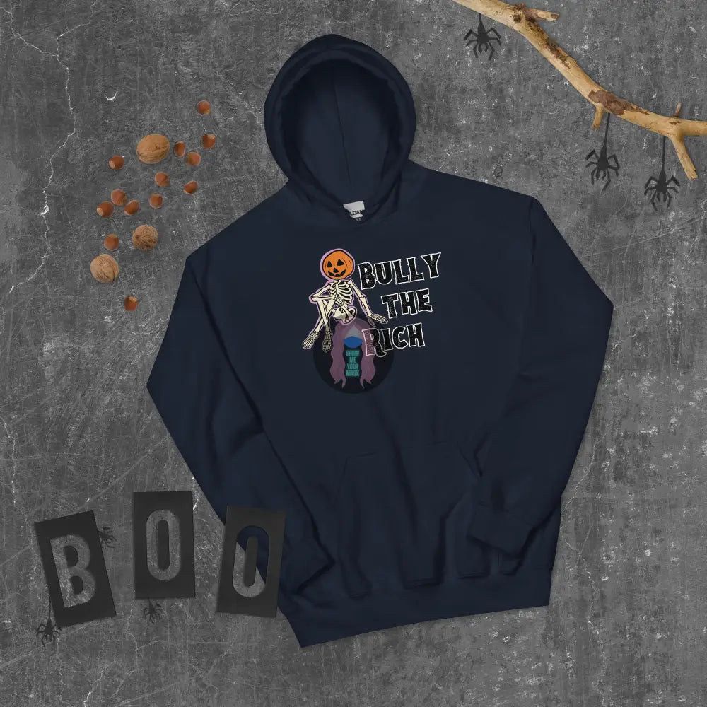 Halloween 2024 Bully The Rich Unisex Hoodie Navy / S