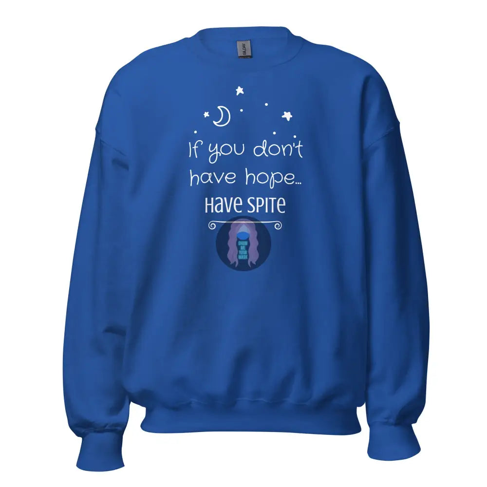 ’Have Spite’ V 1 Unisex Sweatshirt Royal / S