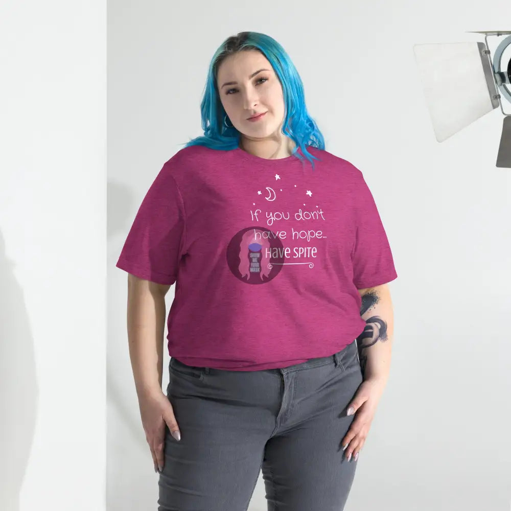 ’Have Spite’ V1 Short Sleeve T-Shirt Berry Triblend / Xs