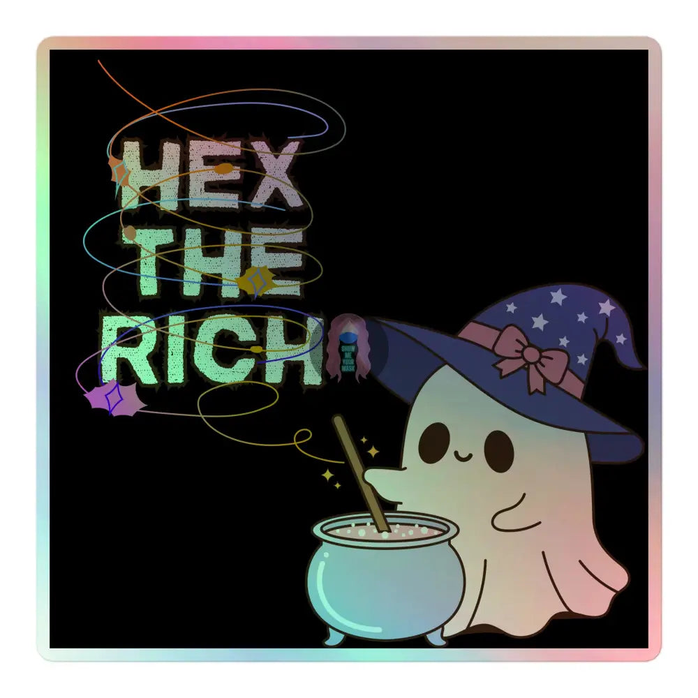 Hex The Rich 2024 Holographic Stickers 5.5″×5.5″