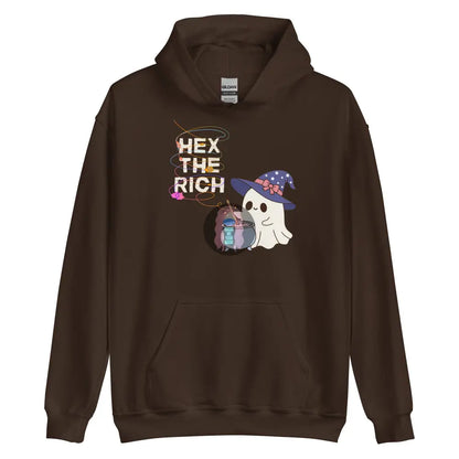 Hex The Rich 2024 Unisex Hoodie Dark Chocolate / S