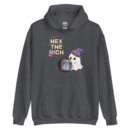 Hex The Rich 2024 Unisex Hoodie Dark Heather / S