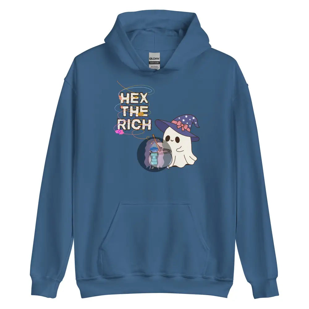 Hex The Rich 2024 Unisex Hoodie Indigo Blue / S