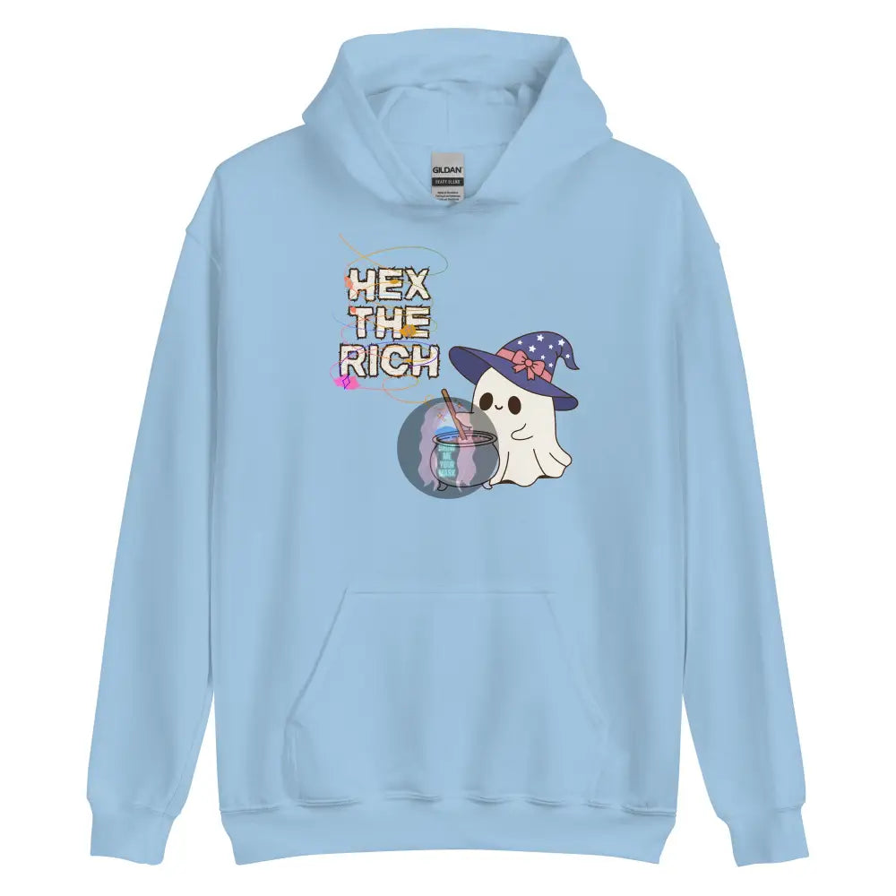 Hex The Rich 2024 Unisex Hoodie Light Blue / S