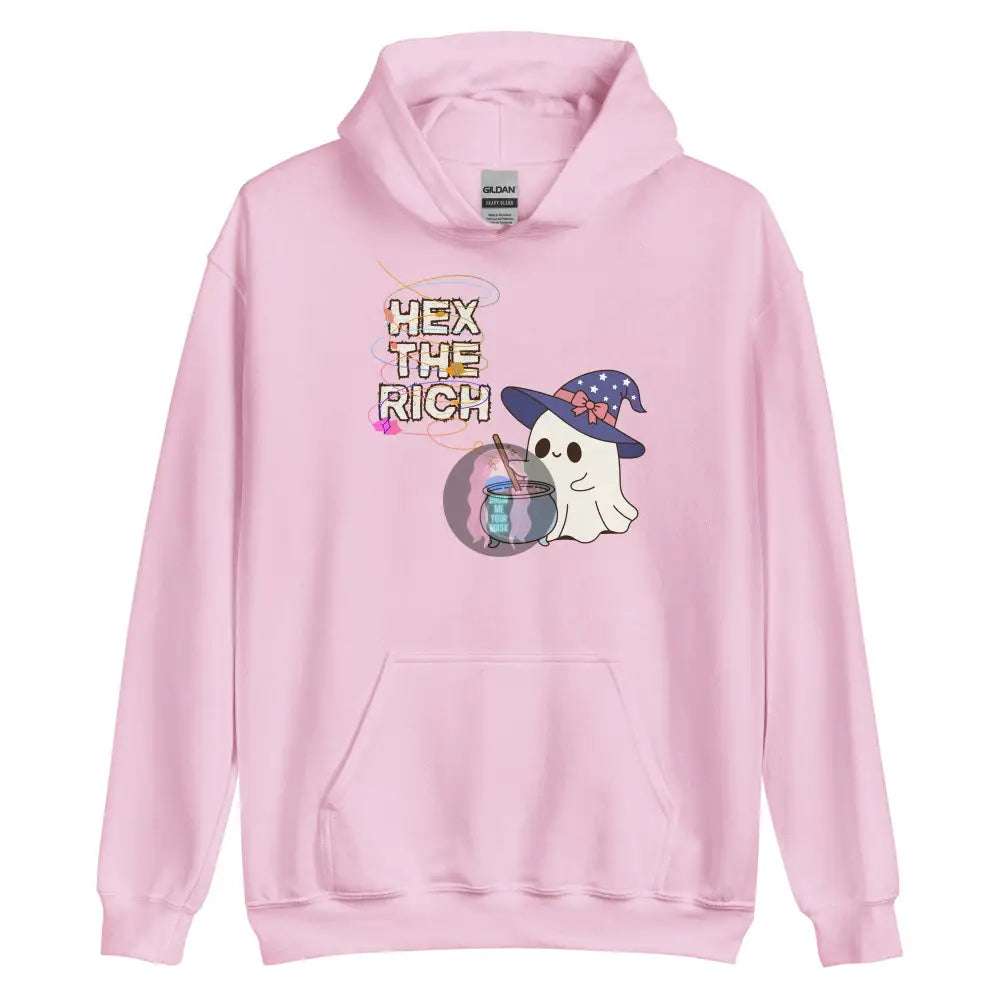 Hex The Rich 2024 Unisex Hoodie Light Pink / S