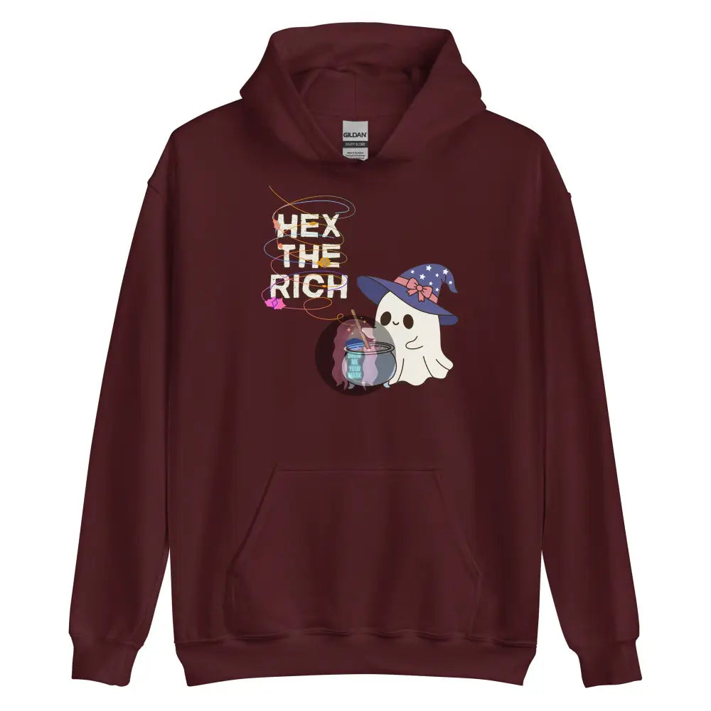 Hex The Rich 2024 Unisex Hoodie Maroon / S