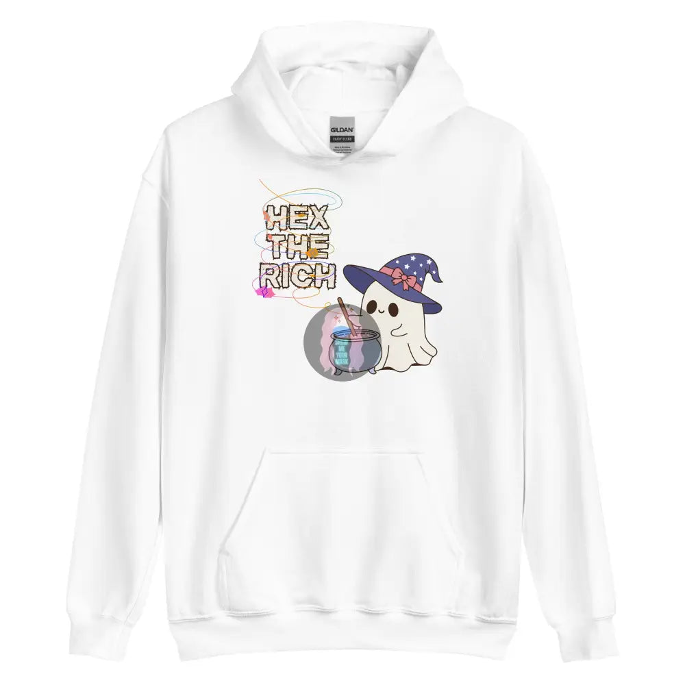 Hex The Rich 2024 Unisex Hoodie White / S