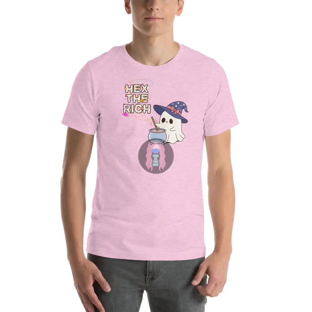 Hex The Rich 2024 Unisex T-Shirt Heather Prism Lilac / Xs