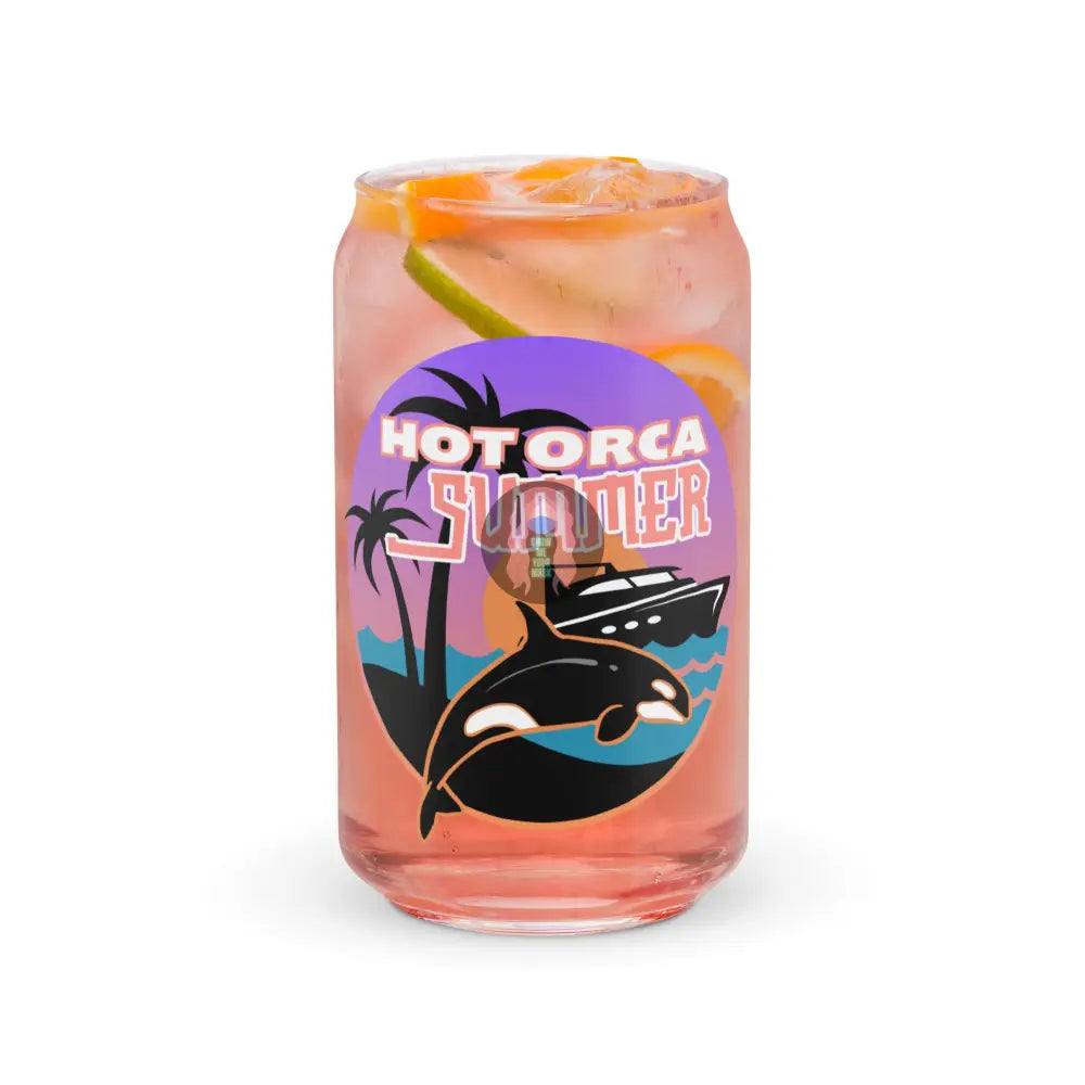 ’Hot Orca Summer’ Can-Shaped Glass