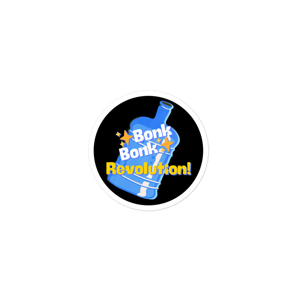 ’Bonkbonk’ Bubble-Free Stickers 3″×3″