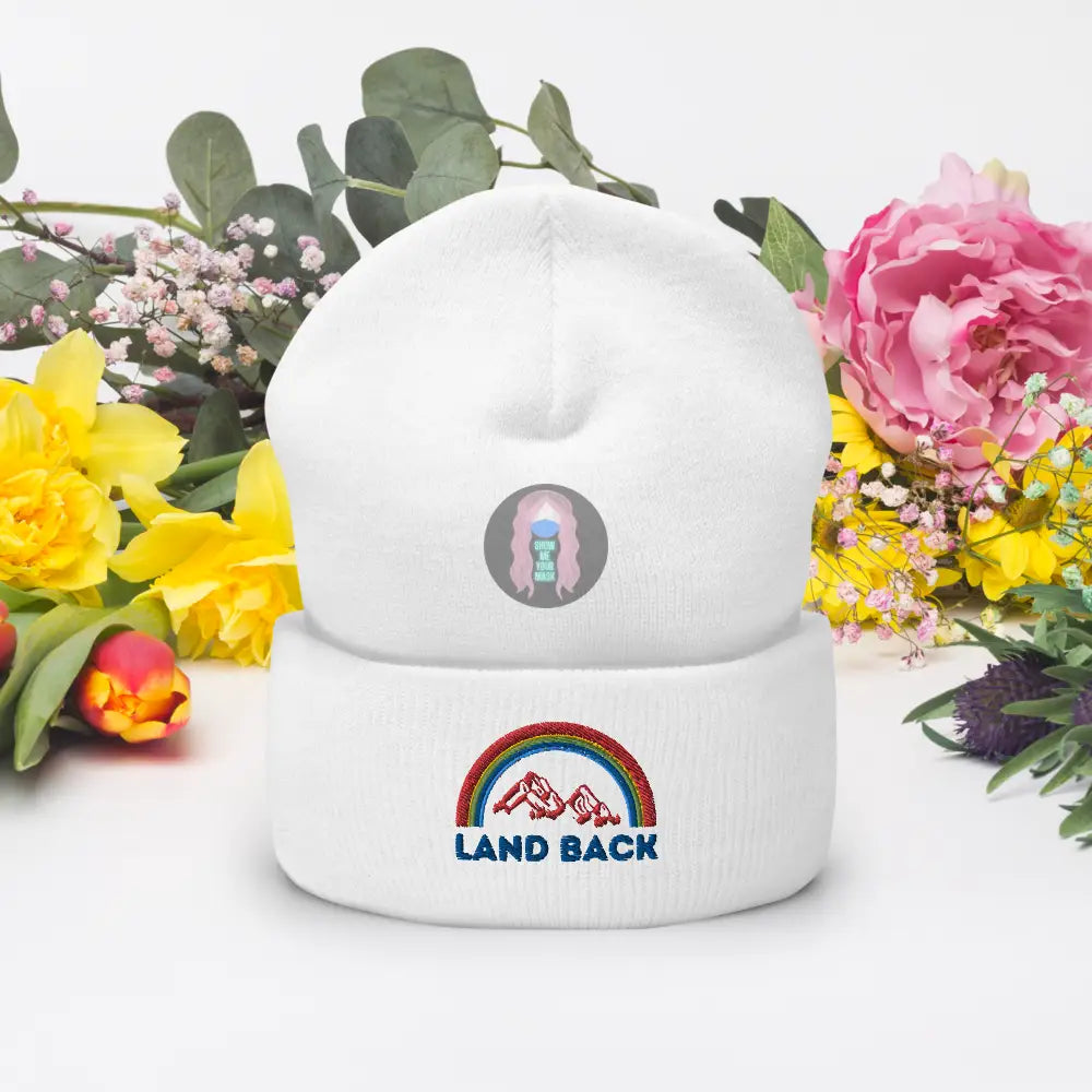 "Land Back" Cuffed Beanie -  from Show Me Your Mask Shop by Show Me Your Mask Shop - Hats, Unisex