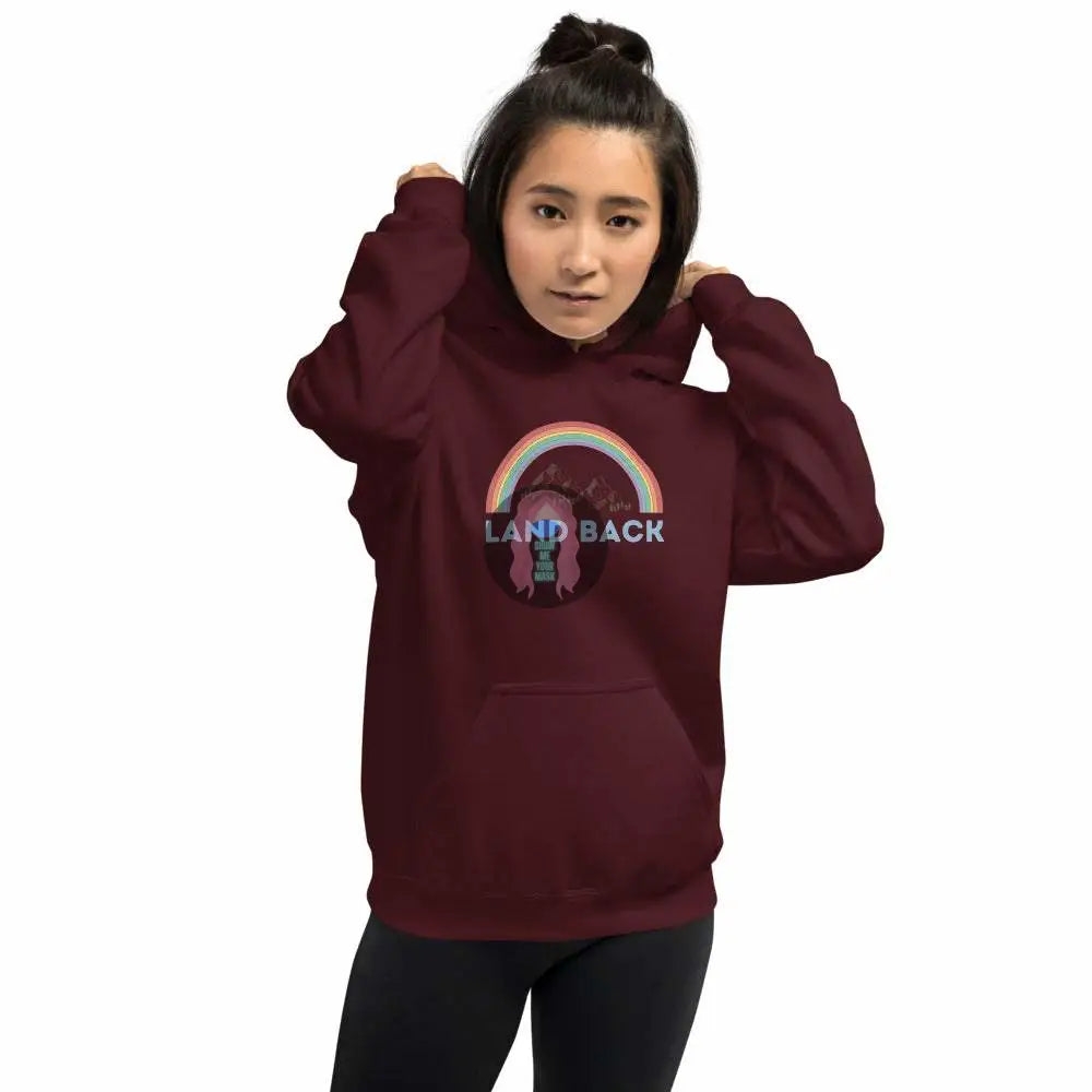 "Land Back" Unisex Hoodie -  from Show Me Your Mask Shop by Show Me Your Mask Shop - Hoodies, Unisex