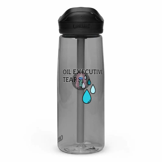 "Oil Executive Tears" Sports water bottle -  from Show Me Your Mask Shop by Show Me Your Mask Shop - Water Bottles