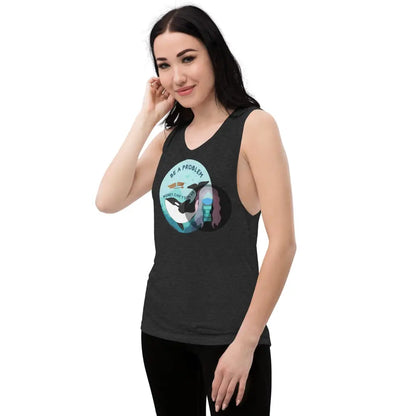 Orca ’Be A Problem Money Can’t Solve’ Ladies’ Muscle Tank