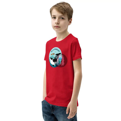 Orca Be A Problem Money Cant Solve Youth Short Sleeve T-Shirt