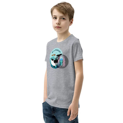 Orca Be A Problem Money Cant Solve Youth Short Sleeve T-Shirt