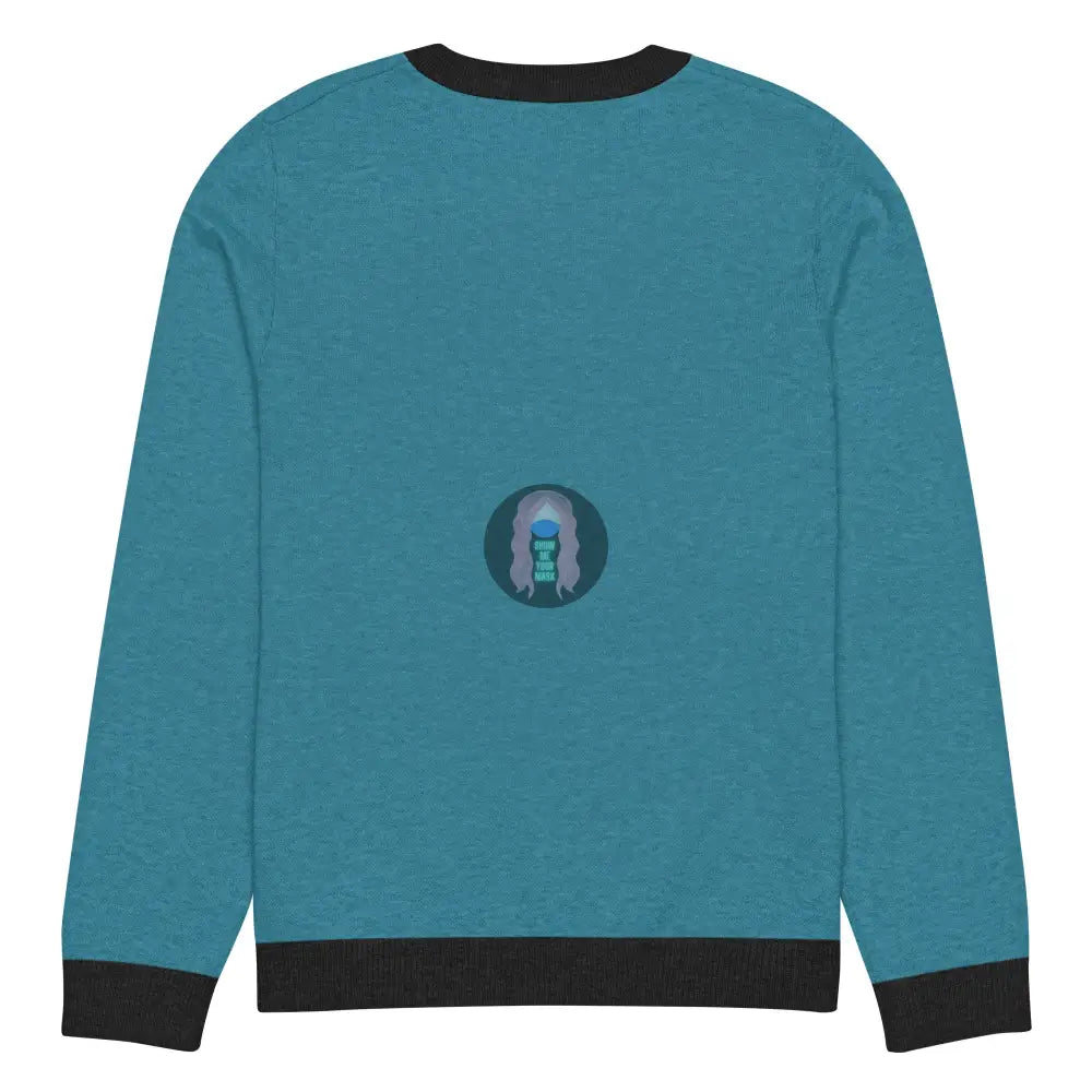 Orca On Knitted Crew Neck Sweater