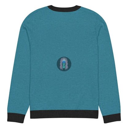 Orca On Knitted Crew Neck Sweater