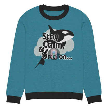 Orca On Knitted Crew Neck Sweater 3Xl