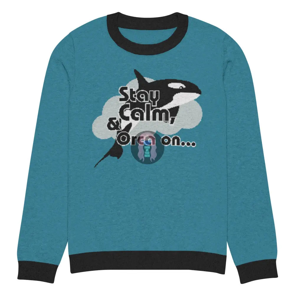 Orca On Knitted Crew Neck Sweater 3Xs