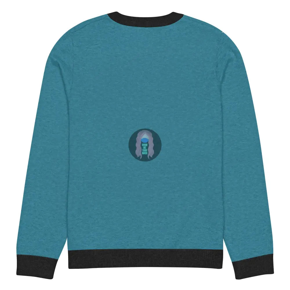 Orca On Knitted Crew Neck Sweater