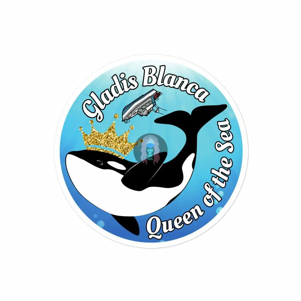 Orca "Queen Gladis" Bubble-free stickers -  from Show Me Your Mask Shop by Show Me Your Mask Shop - Stickers