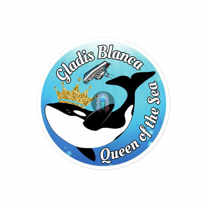 Orca "Queen Gladis" Bubble-free stickers -  from Show Me Your Mask Shop by Show Me Your Mask Shop - Stickers