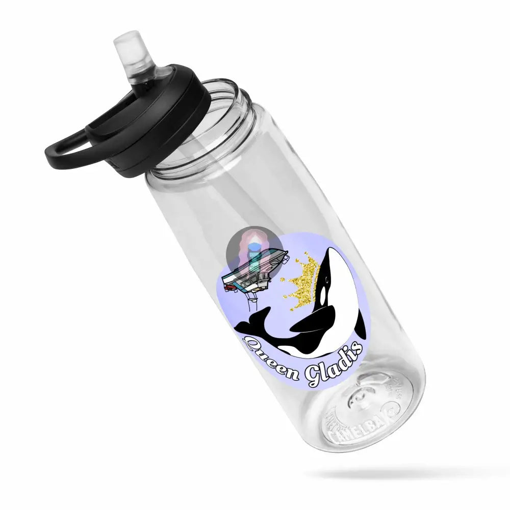 Orca "Queen Gladis" Sports water bottle -  from Show Me Your Mask Shop by Show Me Your Mask Shop - Water Bottles