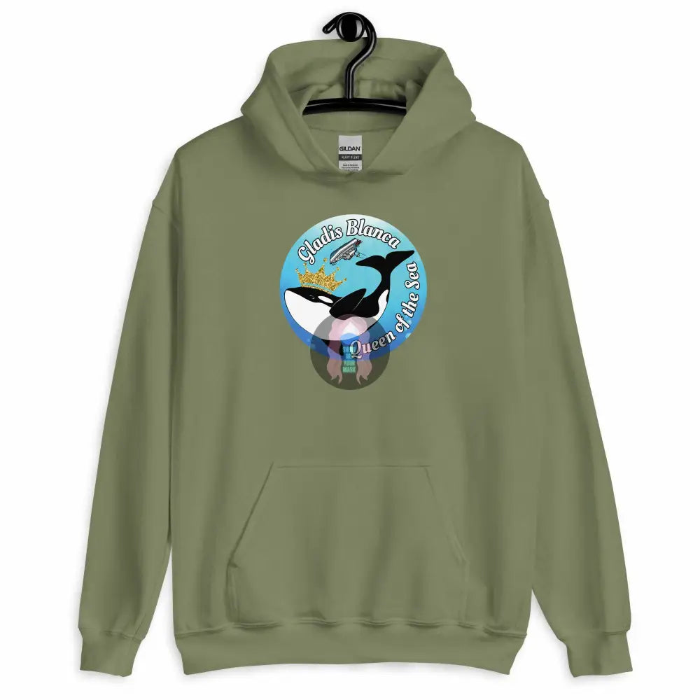 Orca "Queen Gladis" Unisex Hoodie -  from Show Me Your Mask Shop by Show Me Your Mask Shop - Hoodies