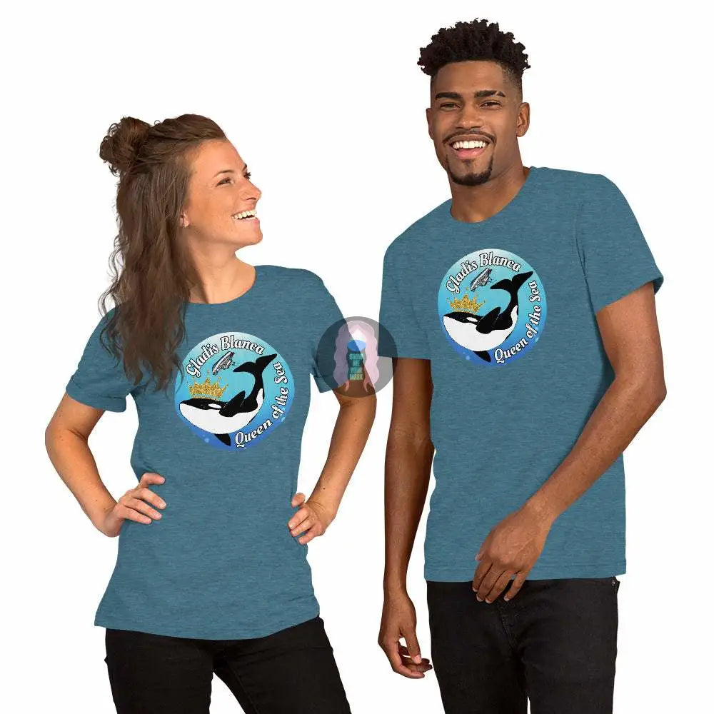 Orca "Queen Gladis" Unisex t-shirt -  from Show Me Your Mask Shop by Show Me Your Mask Shop - Shirts