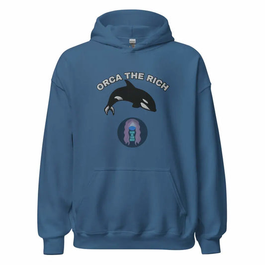 "Orca the Rich" Embroidered Unisex Hoodie -  from Show Me Your Mask Shop by Show Me Your Mask Shop - Hoodies, Unisex