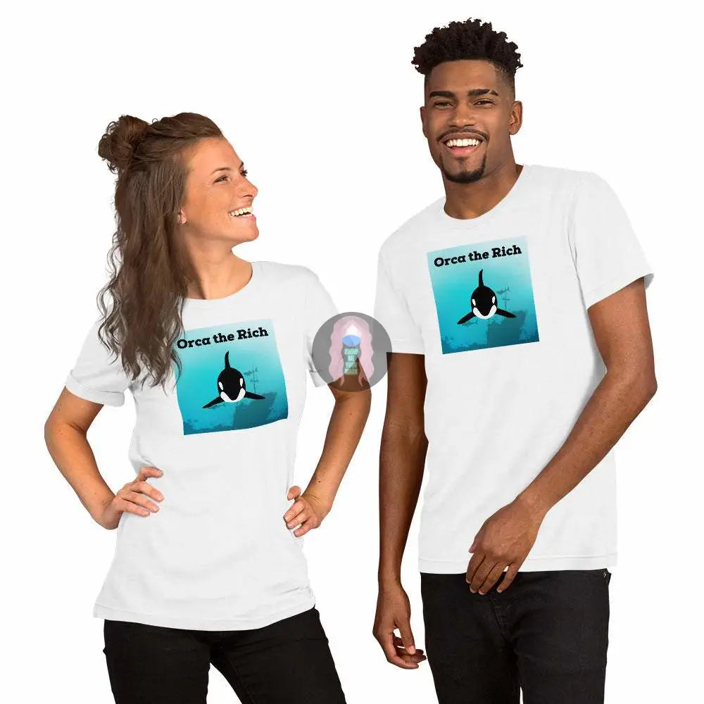 "Orca the Rich" Unisex t-shirt -  from Show Me Your Mask Shop by Show Me Your Mask Shop - Shirts, Unisex