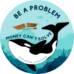 Tattoo ticket: Be a Problem Orca
