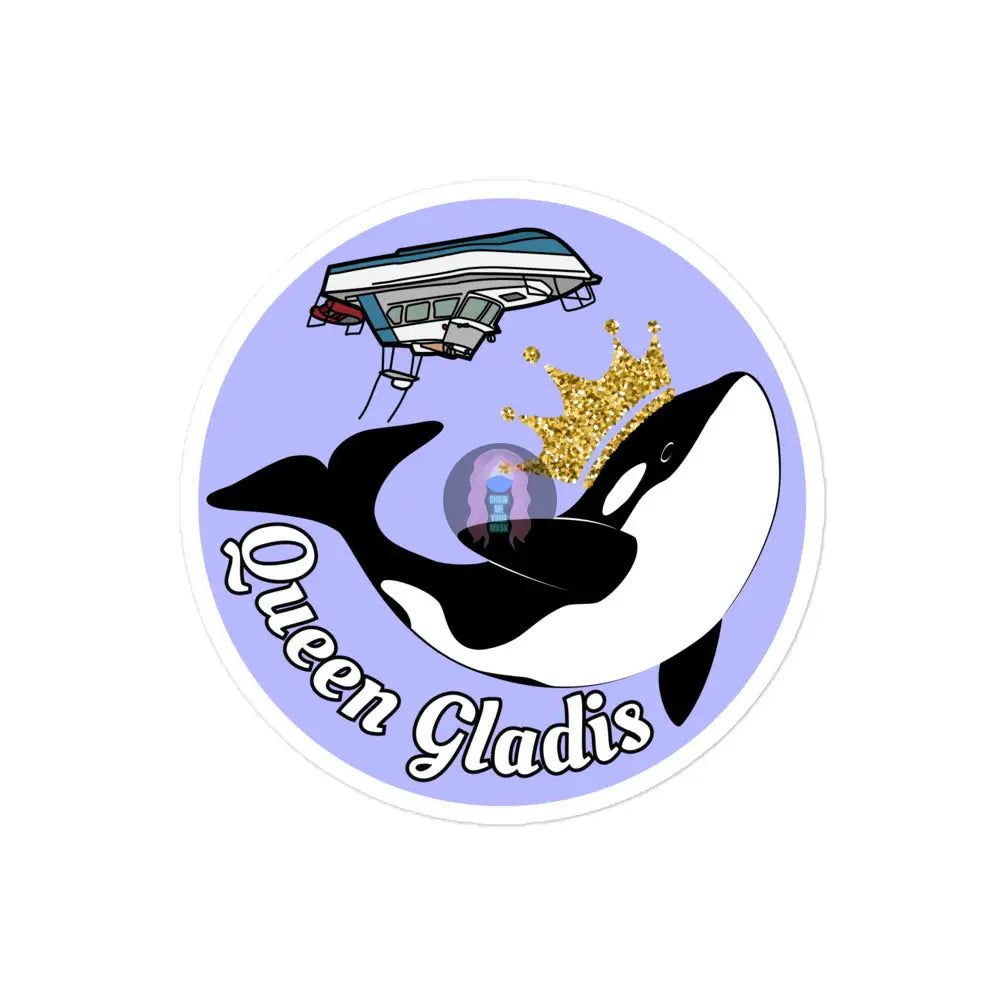 Queen Gladis Bubble-Free Stickers 4×4