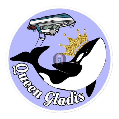 Queen Gladis Bubble-Free Stickers 5.5×5.5