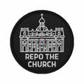 "Repo the Church" Embroidered patches -  from Show Me Your Mask Shop by Show Me Your Mask Shop - Patches