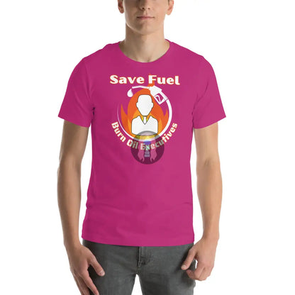 Save Fuel Version 1 Unisex T - Shirt Berry / S