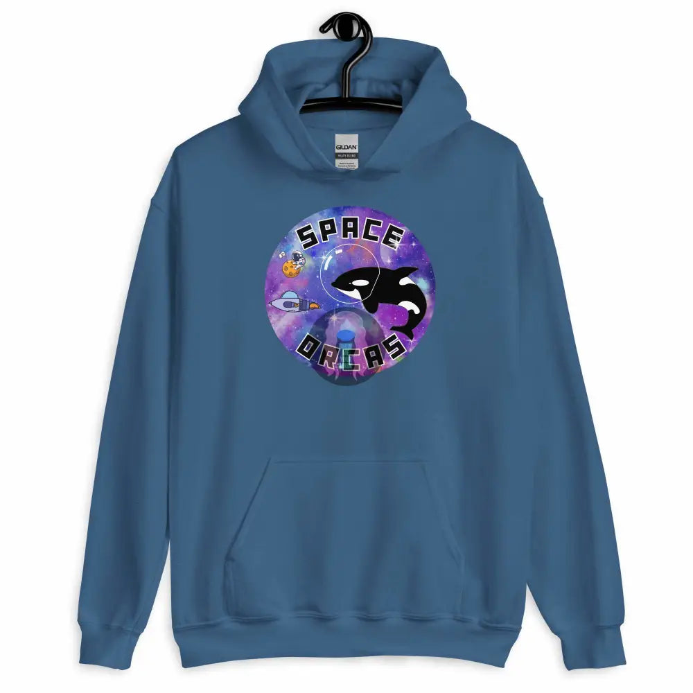 "Space Orcas" Unisex Hoodie -  from Show Me Your Mask Shop by Show Me Your Mask Shop - Hoodies, Unisex