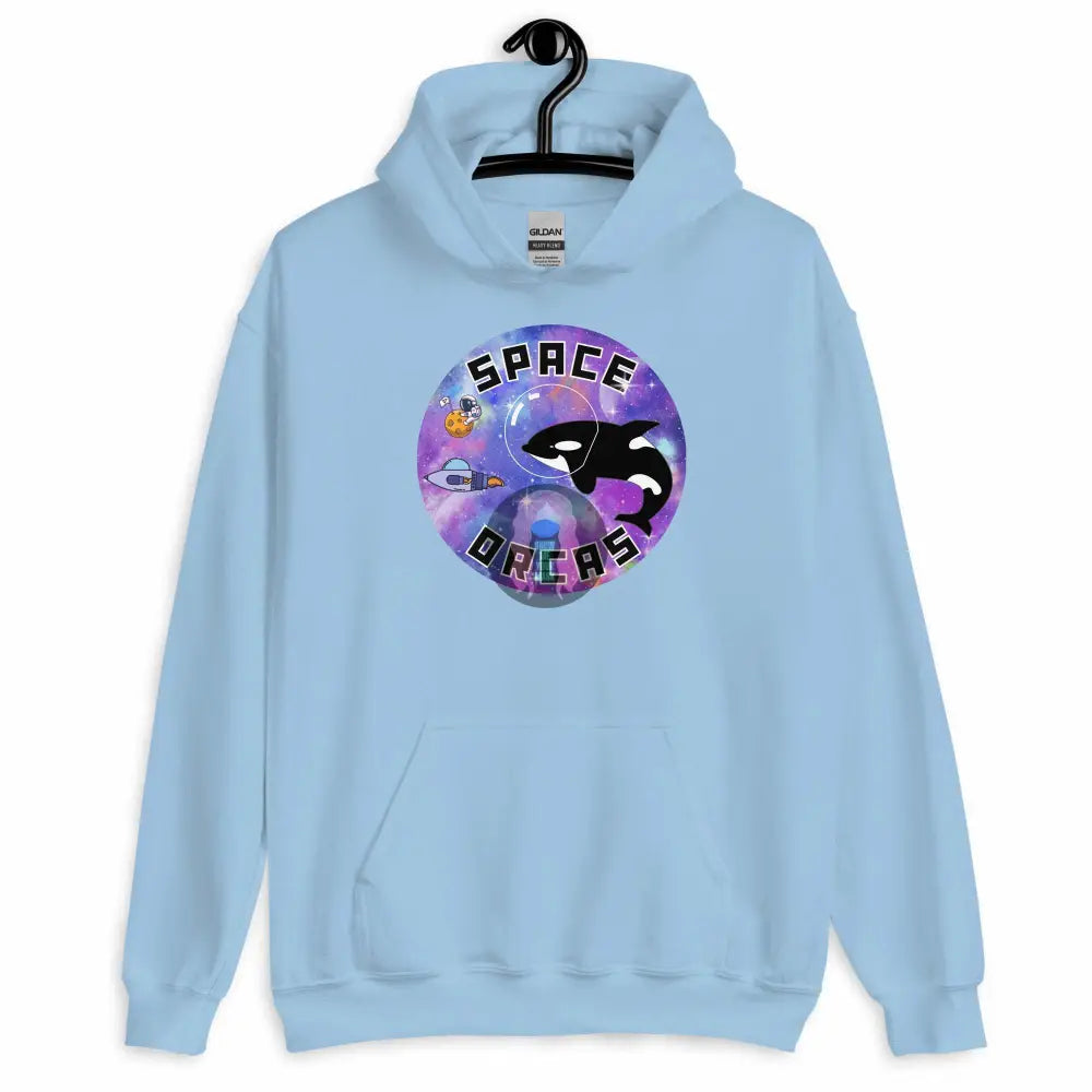 "Space Orcas" Unisex Hoodie -  from Show Me Your Mask Shop by Show Me Your Mask Shop - Hoodies, Unisex