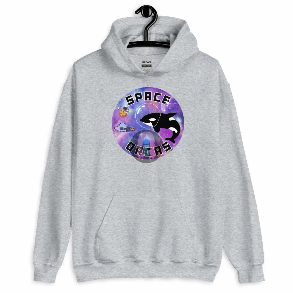 "Space Orcas" Unisex Hoodie -  from Show Me Your Mask Shop by Show Me Your Mask Shop - Hoodies, Unisex