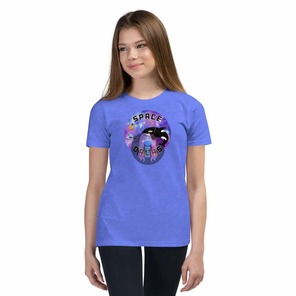 "Space Orcas" Youth Short Sleeve T-Shirt -  from Show Me Your Mask Shop by Show Me Your Mask Shop - Kids, Shirts, Unisex