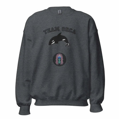 "Team Orca" Embroidered Unisex Sweatshirt -  from Show Me Your Mask Shop by Show Me Your Mask Shop - Sweatshirts