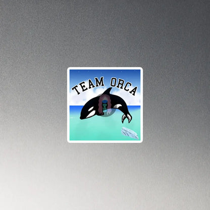 ’Team Orca’ Magnet 4″×4″