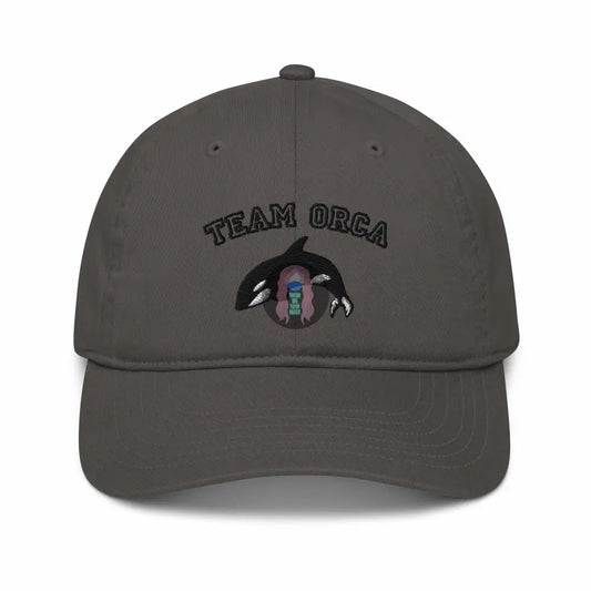 “Team orca” Organic baseball cap -  from Show Me Your Mask Shop by Show Me Your Mask Shop - Hats